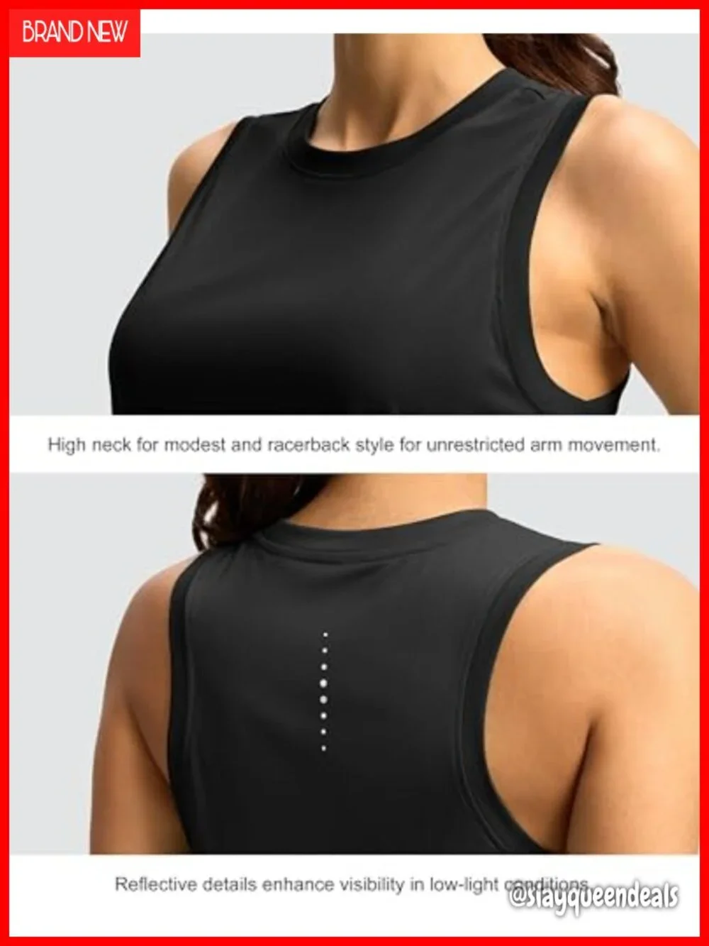 Women's Racerback Workout Tank Top Quick Dry Athletic Shirt